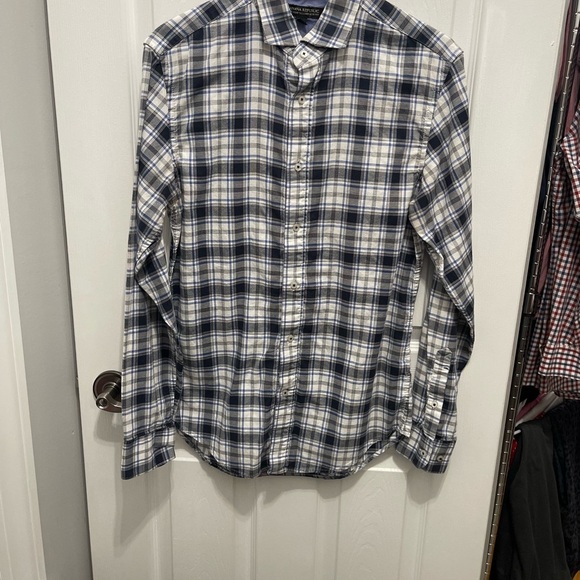 Banana republic button-down men’s shirt plaid - Picture 5 of 10
